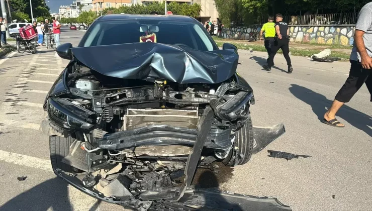 İskenderun’da Motosiklet Kazası: 2’si Çocuk 3 Yaralı